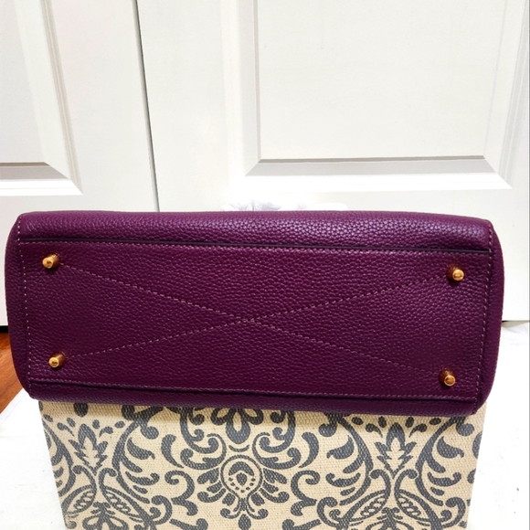 NWT Marc Jacobs Gotham East-West Leather Tote/ Crossbody Bag- Iris Color$575 - Picture 5 of 10